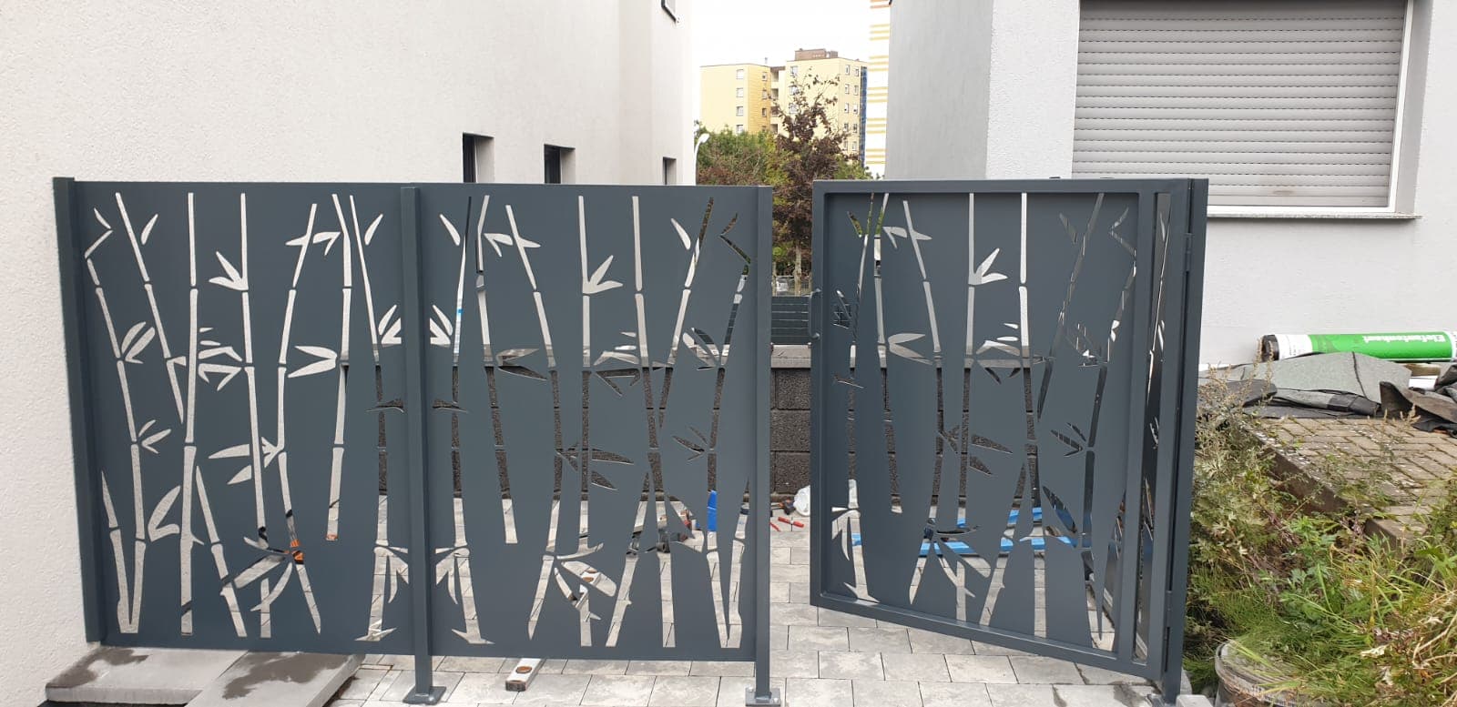 Clôture / Portail sur mesure realise par Profiler Metal Solutions en Moselle