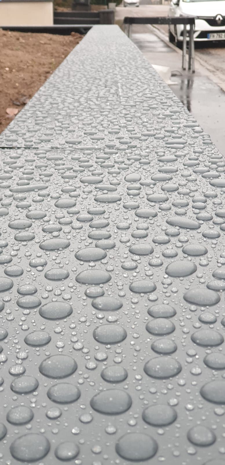 Couvertine alu sur mesure realise par Profiler Metal Solutions en Moselle