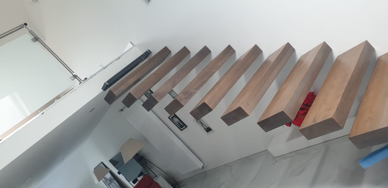 Escalier sur mesure realise par Profiler Metal Solutions en Moselle