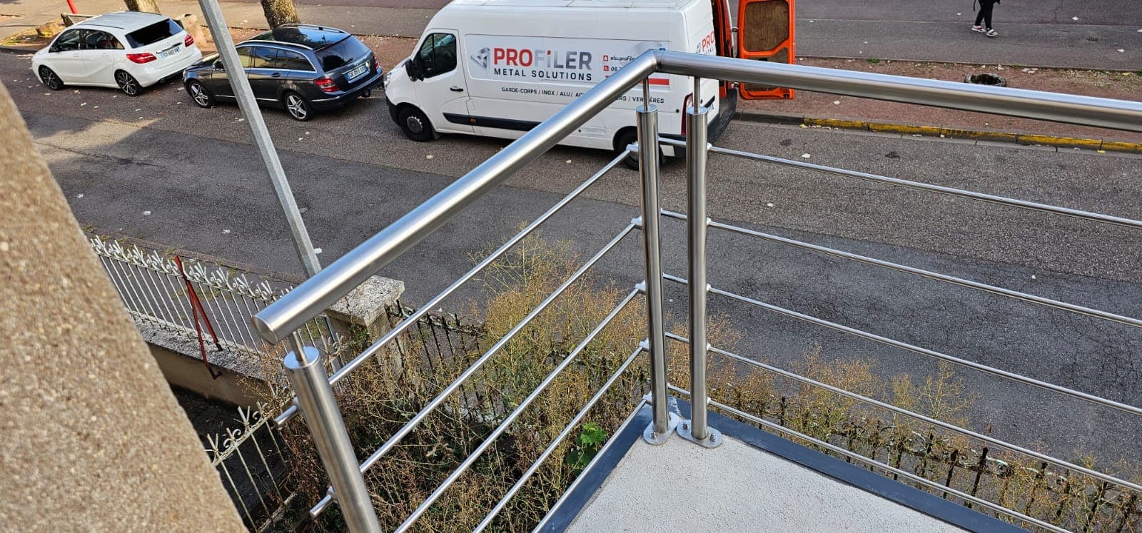 Garde-corps sur mesure realise par Profiler Metal Solutions en Moselle