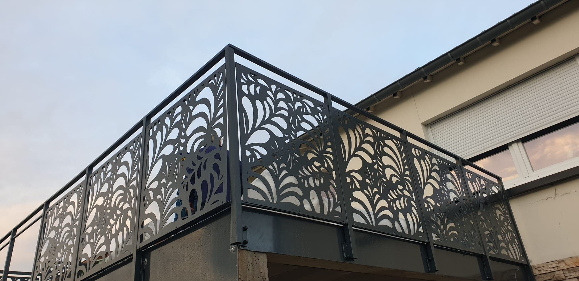 Garde-corps sur mesure realise par Profiler Metal Solutions en Moselle