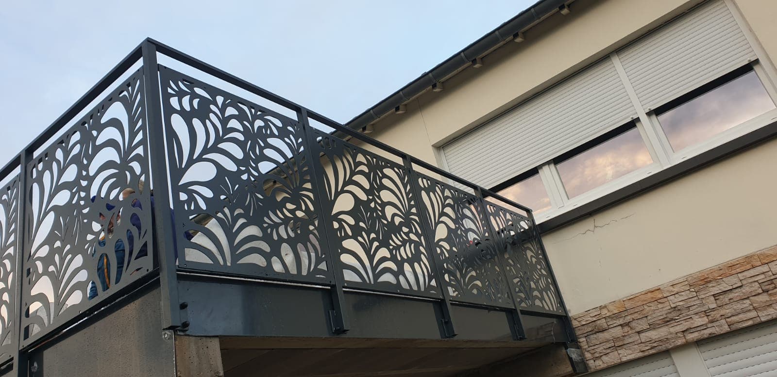 Garde-corps sur mesure realise par Profiler Metal Solutions en Moselle
