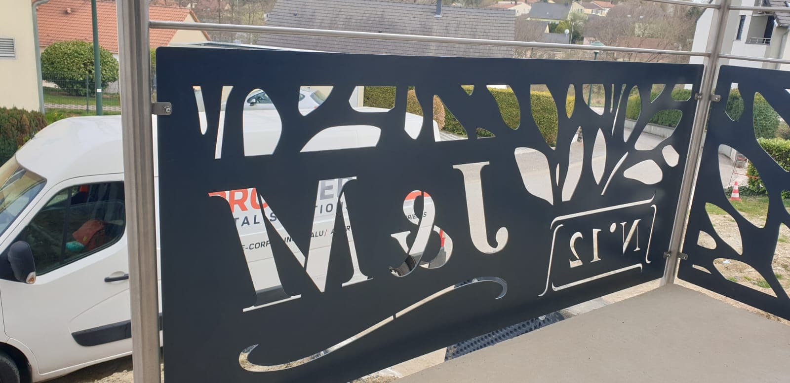 Garde-corps sur mesure realise par Profiler Metal Solutions en Moselle