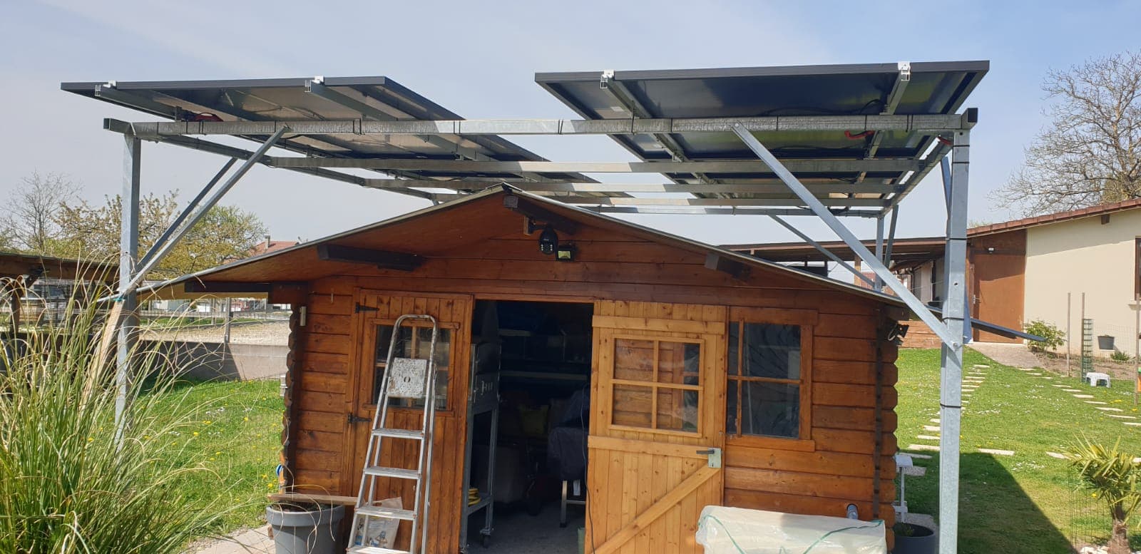 Terrasse / Charpente sur mesure realise par Profiler Metal Solutions en Moselle
