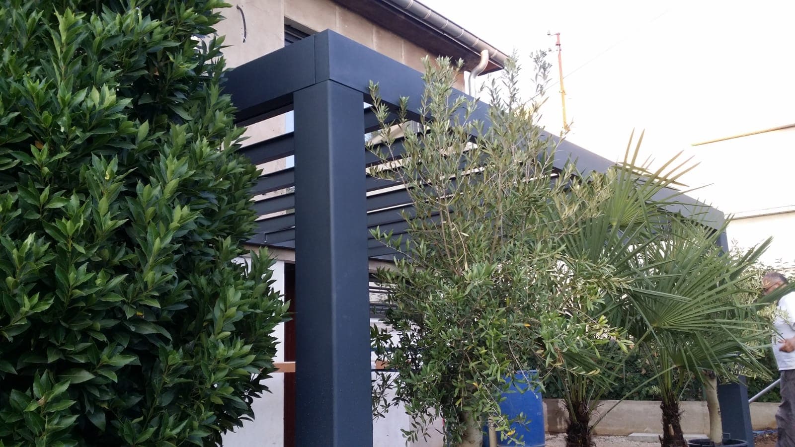 Terrasse / Charpente sur mesure realise par Profiler Metal Solutions en Moselle